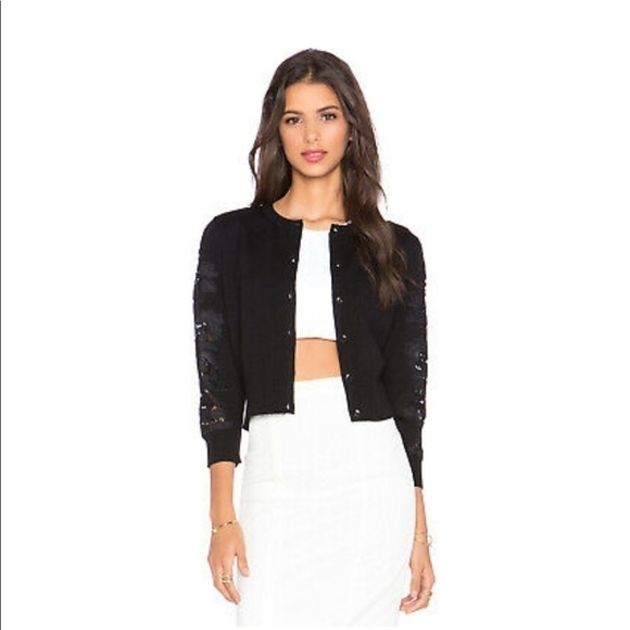 Diane Von Furstemberg Doris Cardigan in Black - Picture 5 of 16